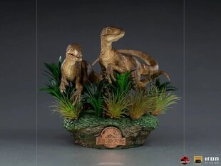 Jurassic Park Deluxe mākslas mēroga statuja 1/10 Tikai divi Raptors 20 cm cena un informācija | Datorspēļu suvenīri | 220.lv