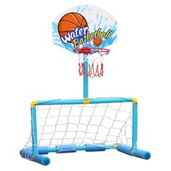 Rotaļlietu ūdens komplekts basketbola un futbola vārti, Woopie L-51091 2in1 цена и информация | Игры на открытом воздухе | 220.lv