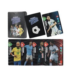 Melnās futbola kartītes - World Football Stars (Black Edition), 30 gab. cena un informācija | Galda spēles | 220.lv