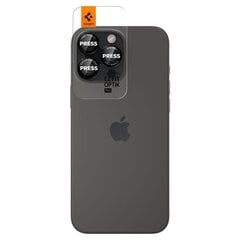 SPIGEN OPTIK PRO L-SERIES GLAS.TR "EZ FIT" CAMERA PROTECTOR 2-PACK IPHONE 14 PRO | PRO MAX | 15 PRO | PRO MAX | 16 PRO | 16 PRO MAX BLACK цена и информация | Защитные пленки для телефонов | 220.lv