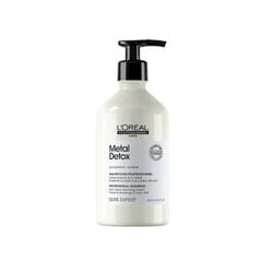 Attīrošs krēms - šampūns L'oreal Professionnel Metal Detox Shampoo 500ml cena un informācija | Šampūni | 220.lv