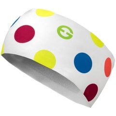 Galvas lente Eleven Sportswear DOTS COLOR WHITE, balta cena un informācija | Sieviešu cepures | 220.lv