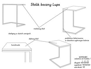 Sānu galds LUPE METAL 30, melns cena un informācija | Žurnālgaldiņi | 220.lv