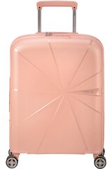 Чемодан для ручной клади American Tourister Starvibe Spinner Metallic Peach, 55 см цена и информация | Чемоданы, дорожные сумки | 220.lv