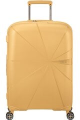 American Tourister средний чемодан  Starvibe Metallic Banana M 67 см цена и информация | Чемоданы, дорожные сумки | 220.lv