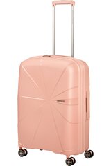 American Tourister средний чемодан  Starvibe Metallic Peach M 67 см, цена и информация | Чемоданы, дорожные сумки | 220.lv