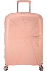 Vidējs koferis American Tourister Starvibe, M, Metallic Peach cena un informācija | Koferi, ceļojumu somas | 220.lv