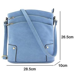 Retro S Bag Sieviešu plecu soma Casual Simple Fash – soma sievietēm cena un informācija | Sieviešu somas | 220.lv