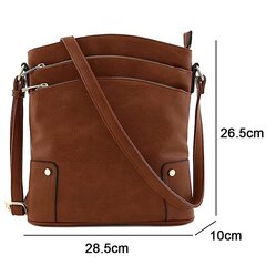 Retro S Bag Sieviešu plecu soma Casual Simple Fash – soma sievietēm cena un informācija | Sieviešu somas | 220.lv