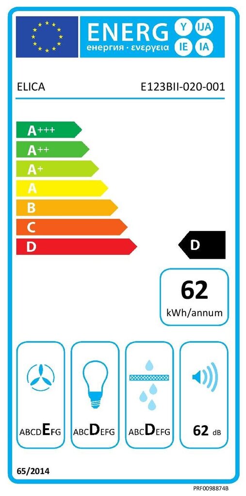 Elica ELITE 14 LUX GRVT/A/60 цена и информация | Tvaika nosūcēji | 220.lv