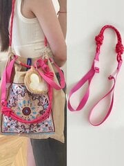 Neilona plecu siksna Vides soma Izšūta soma Plecu siksna Regulējams garums Crossbody plecu siksna Rokas plecu siksna Mini pagarināta цена и информация | Женские сумки | 220.lv