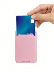 1gab personalizēts ādas kartes klipsis iPhone maka kartes turētāja somai Tālruņa korpusa aksesuāri ādas karšu klipam Maka karte iPhone 14 Pro Max 13 цена и информация | Женские сумки | 220.lv