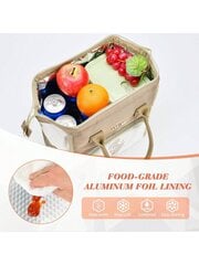 Personalizēta pusdienu kastīte sievietēm Personalizēta dzimšanas puķu pusdienu soma, izolēta pusdienu soma, somiņa Cute Lunch Kit Pusdienu komplekts darbam, pludmale novembris cena un informācija | Sieviešu somas | 220.lv