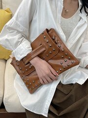 Vintage, vienkārša un moderna sieviešu soma, 2024. gada pavasara vasara, jauna tendence plecu soma Crossbody aploksnes soma цена и информация | Женские сумки | 220.lv