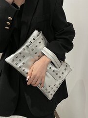 Vintage, vienkārša un moderna sieviešu soma, 2024. gada pavasara vasara, jauna tendence plecu soma Crossbody aploksnes soma цена и информация | Женские сумки | 220.lv