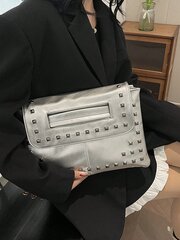 Vintage, vienkārša un moderna sieviešu soma, 2024. gada pavasara vasara, jauna tendence plecu soma Crossbody aploksnes soma цена и информация | Женские сумки | 220.lv