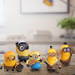 10 gab. Pvc Bērniem Mini cute figūriņu rotaļlietu dzimšanas dienas dāvanu minionu modeļi cena un informācija | Rotaļlietas zēniem | 220.lv