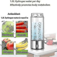 Ūdeņraža ģeneratora ūdens pudele, īsta molekulārā ūdeņraža bagātinātā ūdens ģeneratora jonizatora mašīna cena un informācija | Termosi, termokrūzes | 220.lv