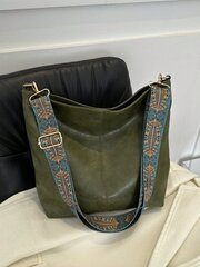 Jauna rudens un ziemas lielas ietilpības kausa soma Crossbody soma sieviešu plecu somai, lielas ietilpības klēpjdatora soma, mode, moderna, PU ādas soma Retr цена и информация | Женские сумки | 220.lv