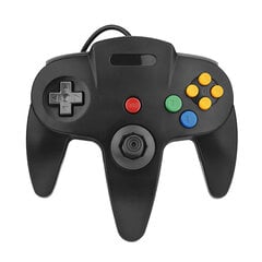 N64 kontrolieris klasiskais USB vadu tālvadības spēļu pults spēļu kursorsviru piederumi Classic 64 konsoles retro spēles Mac datoram цена и информация | Контроллеры | 220.lv