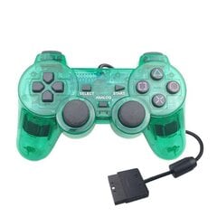 PS2 vadu spēļu kontrolierim Gamepad Double Vibration Clear Controller Gamepad Joypad priekš Sony Playstation PS2 Controle cena un informācija | Kontrolieri | 220.lv