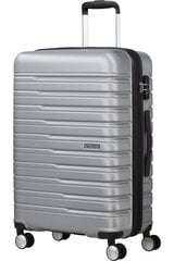 American Tourister средний чемодан  Flashline Spinner Sky Silver M 67 см, цена и информация | Чемоданы, дорожные сумки | 220.lv