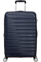 American Tourister средний чемодан  Flashline Spinner Ink Blue M 67 см, цена и информация | Чемоданы, дорожные сумки | 220.lv