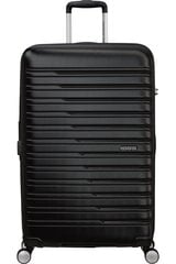 Liels koferis American Tourister Flashline Spinner, L, melns cena un informācija | Koferi, ceļojumu somas | 220.lv