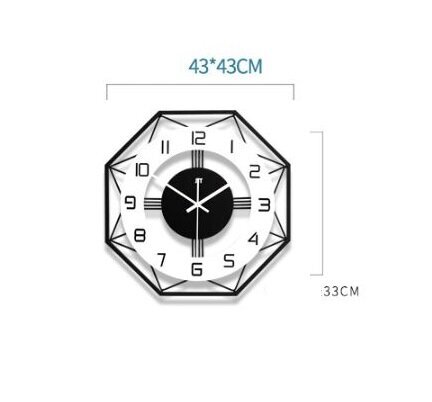 Sienas pulkstenis Olympia melns-baltais 43x43cm cena un informācija | Pulksteņi | 220.lv