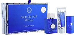 Набор Armaf Club De Nuit Blue Iconic для женщин: парфюмированная вода EDP, 105 мл + гель для душа, 100 мл + карандаш-дезодорант, 75 г цена и информация | Мужские духи | 220.lv