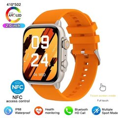 2024 HK9 Pro MAX viedais pulkstenis 9 pieaugušajiem pieaugušajiem — HD ekrāns Sirdsdarbības ātrums Asinsspiediens NFC Bluetooth zvans GPS viedpulkstenis sportam цена и информация | Часы | 220.lv