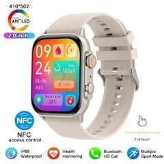 2024 HK9 Pro MAX viedais pulkstenis 9 pieaugušajiem pieaugušajiem — HD ekrāns Sirdsdarbības ātrums Asinsspiediens NFC Bluetooth zvans GPS viedpulkstenis sportam цена и информация | Часы | 220.lv