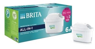 BRITA ALL-IN-1 MXPRO filtra kārtridžs 1 gab., 1 iepak.= 6 gab cena un informācija | Ūdens attīrīšanas sistēmas un filtri | 220.lv