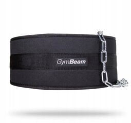 GymBeam Dip Belt Svara josta ar ķēdēm cena un informācija | Piekares treniņu sistēmas, gumijas espanderi | 220.lv