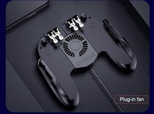 H9 Six Finger Pubg Controller Gamepad Kursorsvira Pubg Mobile Trigger L1R1 Shooter Joystick Game Pad tālruņa turētājs ar dzesētāja ventilatoriem цена и информация | Контроллеры | 220.lv