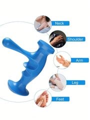 1 gab Blue Body Massager Point Trigger Masāžas rīki Ķermeņa muskuļu masāžas rīks Spa uz pēdas Kakla Seja Atpakaļ цена и информация | Средства для интимной гигиены | 220.lv