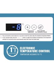 DEMULLER kastes saldētava ar elektronisko vadību 41℉ līdz -31 ℉ dziļā saldētava 3,5 kubikpēdas brīvi stāvošas saldētavas ar 2 noņemamiem nerūsējošā tērauda groziem Mi цена и информация | Средства для интимной гигиены | 220.lv