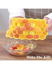 1 gab Creative Honeycomb Design ledus paplāte ar vāku, 37 režģu gatavo ledus kubiņu un želejas veidni, mājsaimniecības ledus pagatavošanas kaste bērnu pārtikai цена и информация | Средства для интимной гигиены | 220.lv