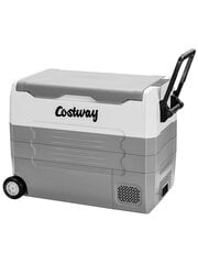 Costway 58 Quarts auto ledusskapis, pārnēsājams RV saldētava ar divzonu ar riteni цена и информация | Средства для интимной гигиены | 220.lv