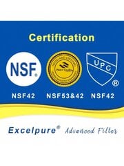 EXCELPURE DA29-00020B nomaiņa priekš HAF-CIN, RF28HMEDBSR, DA97-08006A, RF28HFEDBSR, RF28JBEDBSG, RF261BEAESR, RF4287HARS, RF263RF23HCEDBSR, цена и информация | Товары для интимной гигиены | 220.lv