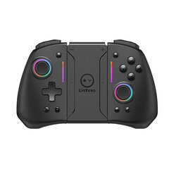 LinYuvo bezvadu kontrolieris ar dubultu vibrāciju 6 asu modināšana NS Switch Joypad spēles roktura rokturis L/R kursorsviras Bluetooth spēļu panelis cena un informācija | Kontrolieri | 220.lv