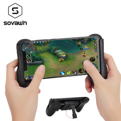 Pārnēsājams spēļu pults PUBG mobilo spēļu kontroliera pagarinātā roktura turētāja spēles rokturis iPhone Android viedtālruņiem 4,5-6 collu цена и информация | Контроллеры | 220.lv