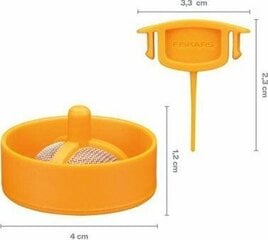 Smidzinātāju X-S/CF filtrs un apkopes komplekts Fiskars, oranžs cena un informācija | Laistīšanas sistēmas | 220.lv