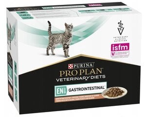 Purina Pro Plan Veterinary Diet Feline Gastrointestinal, 10x85 g cena un informācija | Konservi kaķiem | 220.lv