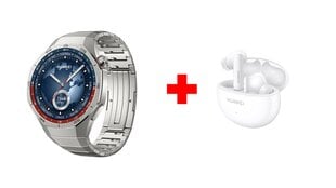 Huawei Watch GT 5 Pro Titanium 46mm + Huawei FreeBuds 5i Ceramic White cena un informācija | Viedpulksteņi (smartwatch) | 220.lv