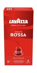 Kafijas kapsulas Lavazza Nespresso Qualita Rossa 57g, 10 gab. cena un informācija | Kafija, kakao | 220.lv