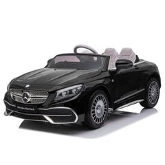 Divvietīgs bērnu elektromobilis Super Toys Mercedes Maybach S650 ZB188, melns cena un informācija | Bērnu elektroauto | 220.lv