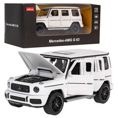 Металлическая машина Mercedes Benz AMG G63 1:32, белый цена и информация | Игрушки для мальчиков | 220.lv