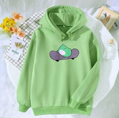 Женская флисовая толстовка Kawaii, Green-2, XXL цена и информация | Женские толстовки | 220.lv