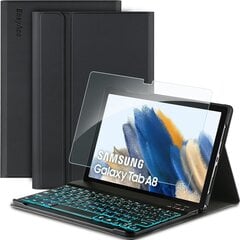 EasyAcc tastatūras korpuss, kas saderīgs ar Samsung Galaxy Tab A8 (QWERTZ) cena un informācija | Somas, maciņi | 220.lv